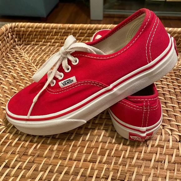 kids red vans